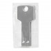 USB flash-карта KEY (8Гб), серебристая, 5,7х2,4х0,3 см, металл, Серебро