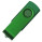 USB flash-карта DOT (16Гб), зеленый, 5,8х2х1,1см, пластик, металл