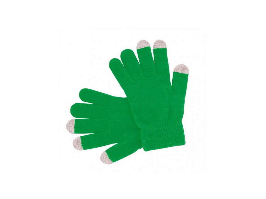 Перчатки  сенсорные ACTIUM, зелёный, акрил 100%, Зеленый