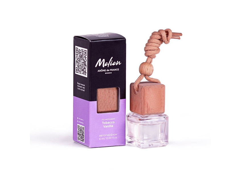 Парфюм MELIEN для автомобиля и интерьера по мотивам Tobacco Vanilla, фиолетовый