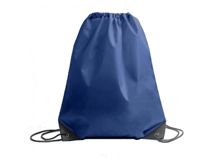 Рюкзак мешок с укреплёнными уголками BY DAY, синий, 35*41 см, полиэстер 210D, Синий