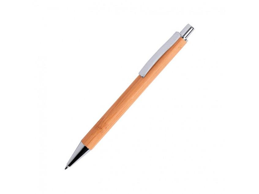 Ручка шариковая,REYCAN, бамбук, металл, светло-коричневый