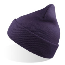 Шапка вязаная  двойная Wind-S, Фиолетовый