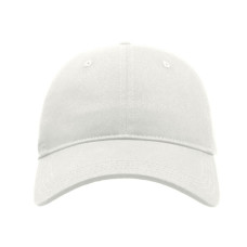 Бейсболка с NFC-меткой в козырьке GREEN CAP 265 из органического хлопка , белый
