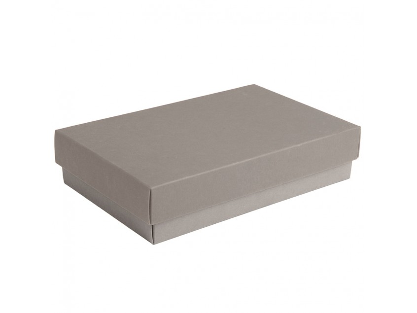 Коробка подарочная CRAFT BOX, 17,5*11,5*4 см, серый, картон , Серый