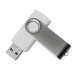 USB flash-карта DOT (8Гб), белый, 5,8х2х1,1см,пластик металл, белый, серебристый