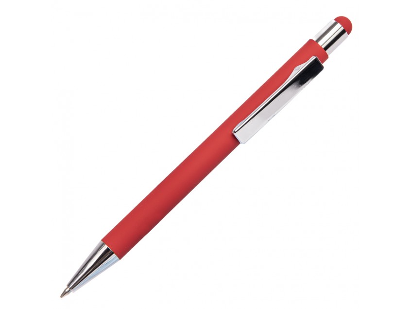 Ручка шариковая FACTOR TOUCH со стилусом, Красный