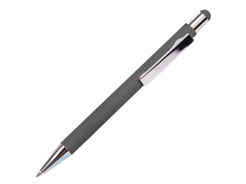 Ручка шариковая FACTOR TOUCH со стилусом, Серый
