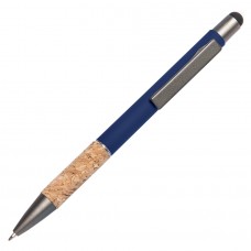 Ручка шариковая FACTOR GRIP со стилусом, Синий
