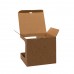Коробка для кружки 13627, размер 12,3х10,0х10,8 см, микрогофрокартон, коричневый, коричневый