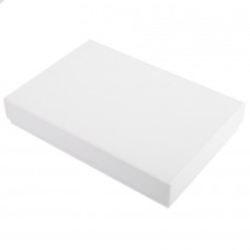Коробка подарочная,  белый, 16х24х4 см, Белый