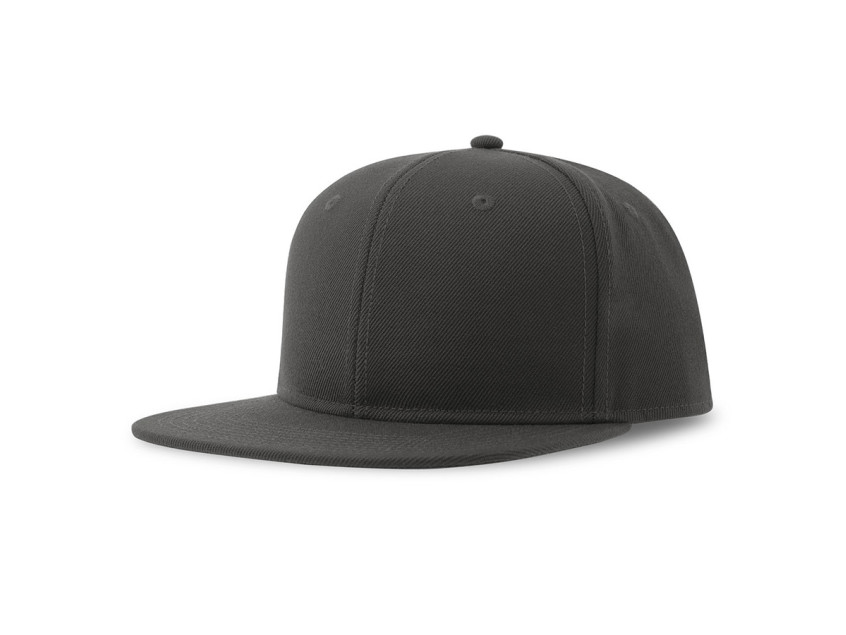 Бейсболка SNAP BACK-S, 6 клиньев, пластиковая застежка, темно-серый