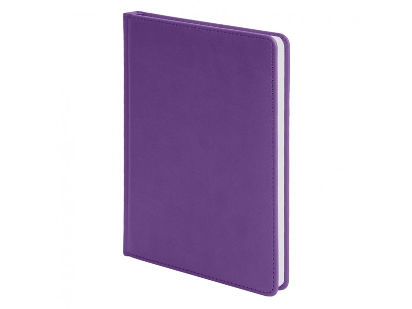 Ежедневник недатированный Campbell, А5, фиолетовый, белый блок, Фиолетовый