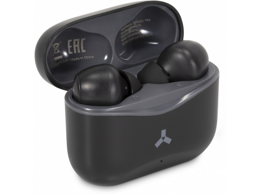 Беспроводные наушники ACCESSTYLE TORNADO ANC TWS, черный, Черный