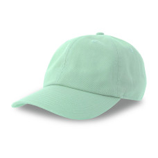 Бейсболка DAD HAT-S, 6 клиньев, металлическая застежка, мятный