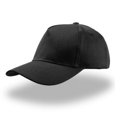 Бейсболка детская KID START FIVE, 5 клиньев, застежка на липучке, Черный