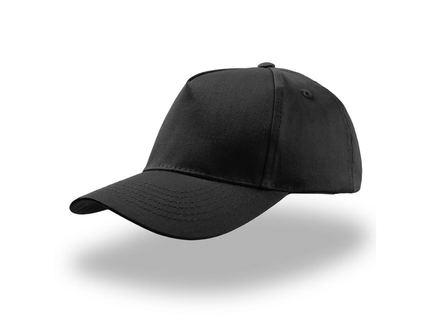 Бейсболка детская KID START FIVE, 5 клиньев, застежка на липучке, Черный