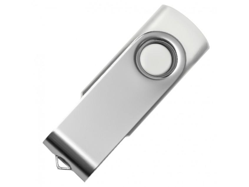 USB flash-карта DOT (16Гб), белый, серебристый