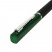 Ручка шариковая M1, пластик, металл, покрытие soft touch, Зеленый