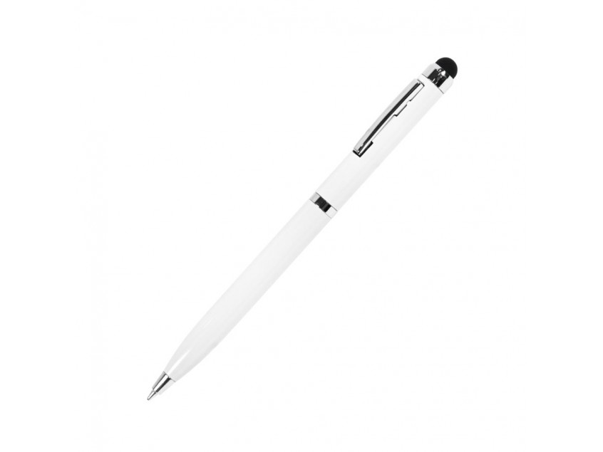 Ручка шариковая со стилусом CLICKER TOUCH, Белый