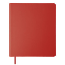 Бизнес-блокнот CUBI, B6+, в линейку, Красный