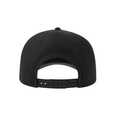 Бейсболка BEAT-S, 6 клиньев, пластиковая застежка, черный