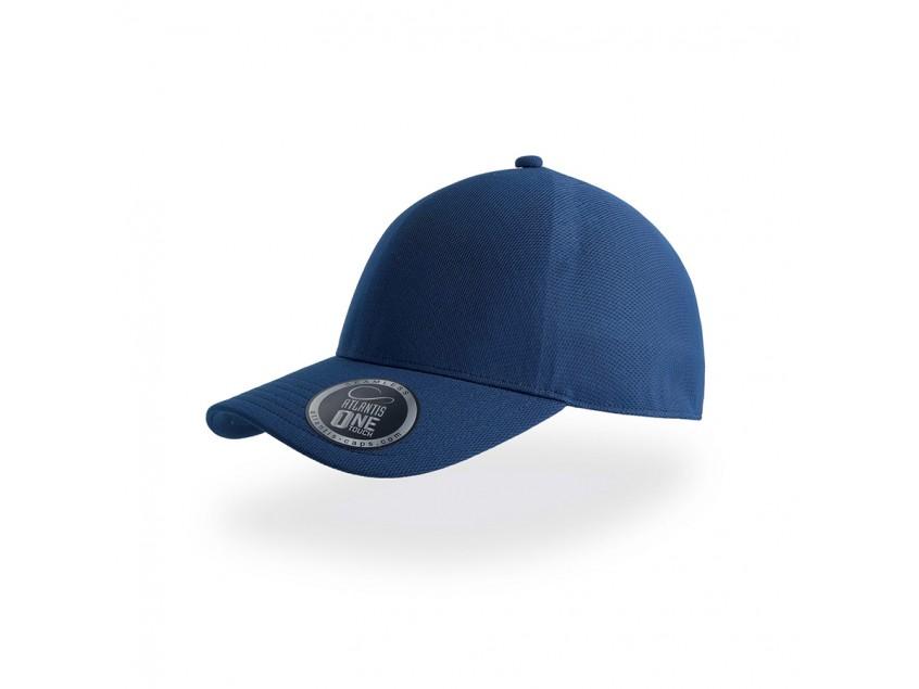 Бейсболка CAP ONE,  без панелей и швов, без застежки, Темно-синий