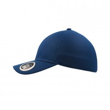 Бейсболка CAP ONE,  без панелей и швов, без застежки, Темно-синий