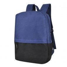 Рюкзак Eclat, т.синий/чёрный, 43 x 31 x 10 см, 100% полиэстер 600D, Темно-синий