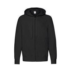 Толстовка без начеса LIGHTWEIGHT HOODED SWEAT JACKET 240, Черный