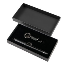 Набор ручка+ брелок ARCADA, Черный