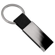 Набор ручка+ брелок COLLISION, черный/темно-серый, металл, пластик, картон, Черный