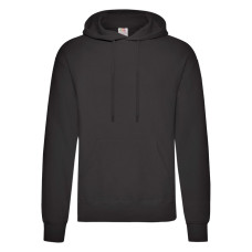 Толстовка CLASSIC HOODED 3XL черный 80% хлопок, 20% полиэстер, плотность 280г/м2, Черный