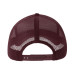 Бейсболка RAPPER COTTON-S, 5 клиньев, пластиковая застёжка, Бордовый
