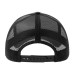 Бейсболка RAPPER COTTON-S, 5 клиньев, пластиковая застёжка, Черный