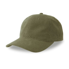 Бейсболка CREEP-S, 6 клиньев, металлическая застежка, Оливковый