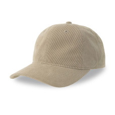 Бейсболка CREEP-S, 6 клиньев, металлическая застежка, Бежевый