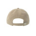 Бейсболка CREEP-S, 6 клиньев, металлическая застежка, Бежевый