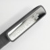 Ручка шариковая GLOSSY GUN с покрытием soft touch, черный, серебристый