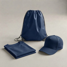 Набор MERCHPACK: футболка M/L и бейсболка в рюкзаке, темно-синий Набор MERCHPACK: футболка M/L и бейсболка в рюкзаке, темно-синий