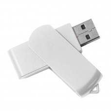 USB flash-карта SWING (8Гб), белый, 6,0х1,8х1,1 см, пластик, Белый