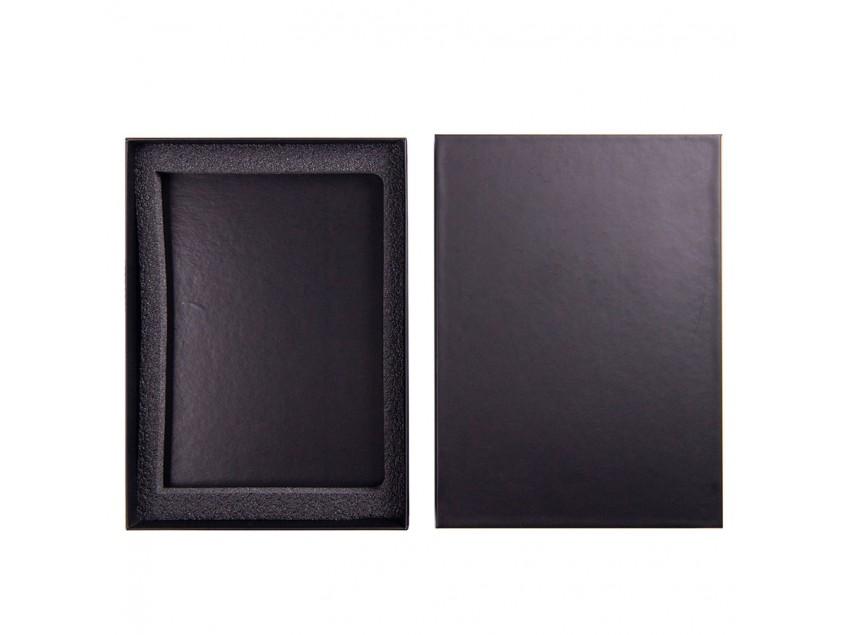 Коробка подарочная для ежедневника с ложементом, размер 145  х 205  мм, Черный