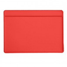 Чехол для автодокументов, 9.3 х 12.8 см, PU soft touch, красный, Красный