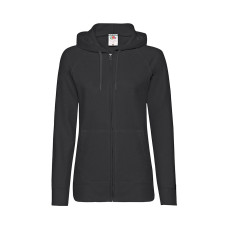 Толстовка женская без начеса LADIES LIGHTWEIGHT HOODED SWEAT 240, Черный