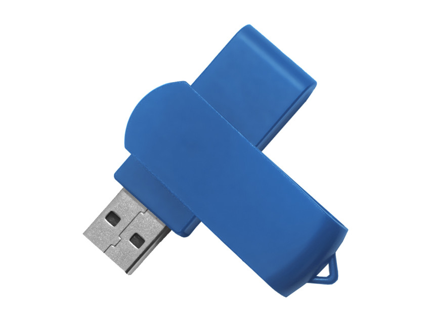 USB flash-карта SWING (8Гб), синий, 6,0х1,8х1,1 см, пластик