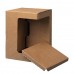 Коробка для кружки 26700, размер 11,9х8,6х15,2 см, микрогофрокартон, коричневый, коричневый