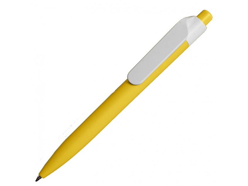 Ручка шариковая N16 soft touch, Жёлтый