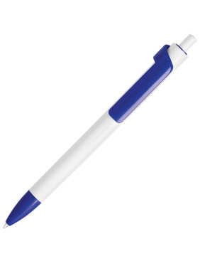 FORTE, ручка шариковая, белый/синий, пластик, Белый