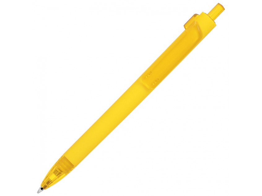 Ручка шариковая FORTE SOFT, покрытие soft touch, Желтый