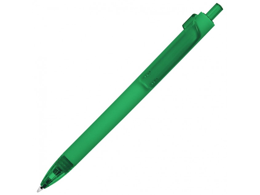 Ручка шариковая FORTE SOFT, покрытие soft touch, Зеленый